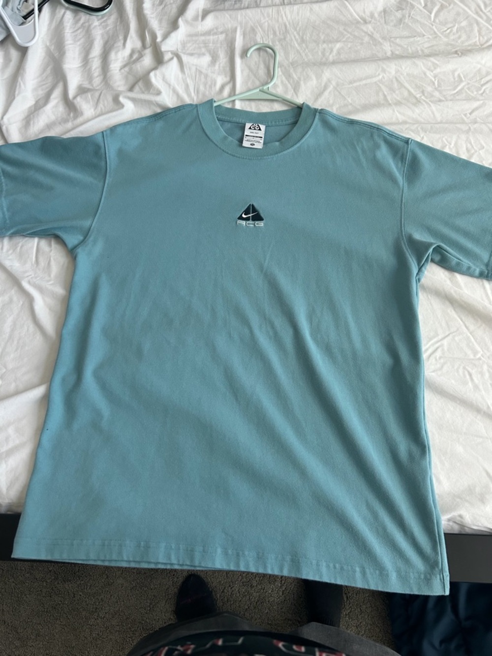 Nike ACG Light Teal Short-Sleeve Logo Tee